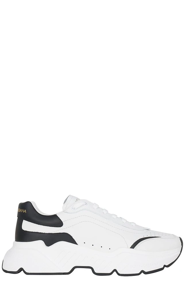 ( New Season ) Dolce & Gabbana Daymaster Lace-Up Sneakers - White 1 ( New Season ) Dolce & Gabbana Daymaster Lace-Up Sneakers - White