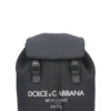 Dolce & Gabbana Logo Foldover Backpack - Black
