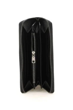 ( New Season ) Dolce & Gabbana Logo Plaque Zip-Around Wallet - Black -Cheap Vestureo Store 99ac6e2c3db2f6c335630261504da7e6