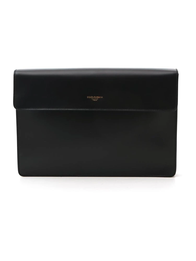 ( New Season ) Dolce & Gabbana Logo Clutch Bag - Black 1 ( New Season ) Dolce & Gabbana Logo Clutch Bag - Black