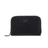 ( New Season ) Dolce & Gabbana Logo Plaque Zip-Around Wallet - Black