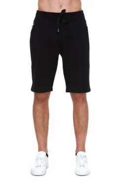 ( New Season ) Dolce & Gabbana Logo Patch Track Shorts - Black