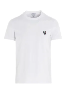 Dolce & Gabbana Logo Patch Crewneck T-Shirt - White