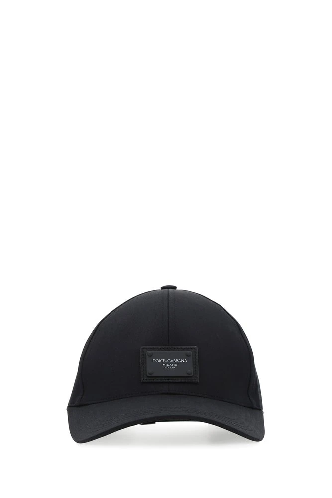 ( New Season ) Dolce & Gabbana Logo Patch Baseball Cap - Blue 1 ( New Season ) Dolce & Gabbana Logo Patch Baseball Cap - Blue