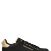 Dolce & Gabbana Portofino Lace-Up Sneakers - Black