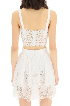 ( New Season ) Dolce & Gabbana Lace Sleeveless Cropped Top - White 6 ( New Season ) Dolce & Gabbana Lace Sleeveless Cropped Top - White -Cheap Vestureo Store 9da7a269dd1d5a4c94a18e7fe7def8e9