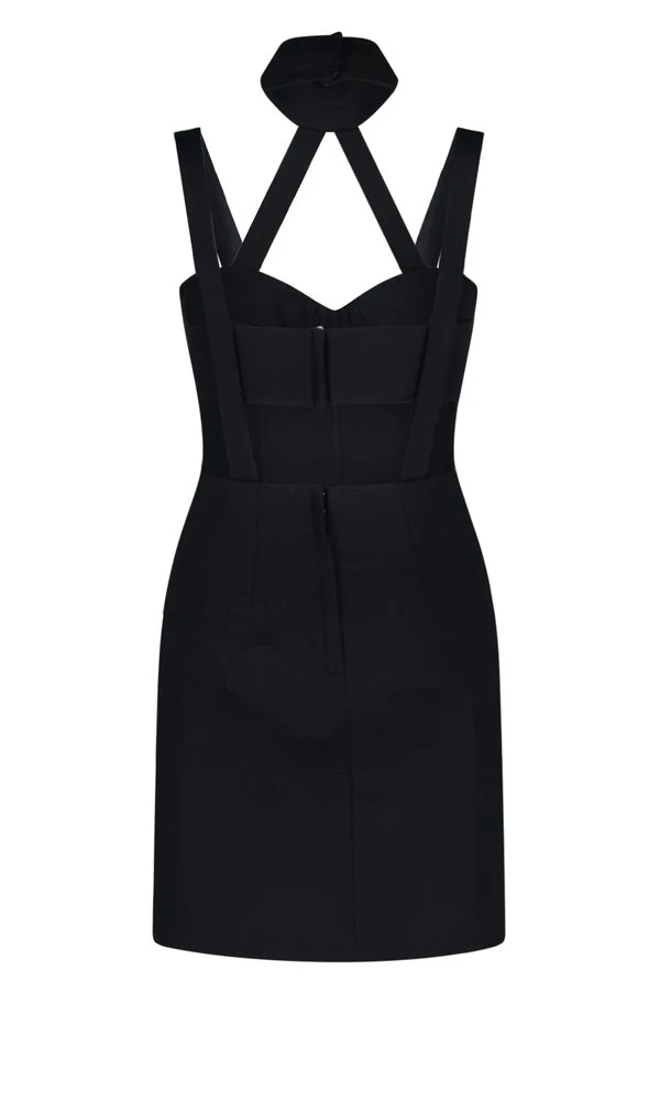 ( New Season ) Dolce & Gabbana Cut-Out Mini Dress - Black 2 ( New Season ) Dolce & Gabbana Cut-Out Mini Dress - Black - Image 2