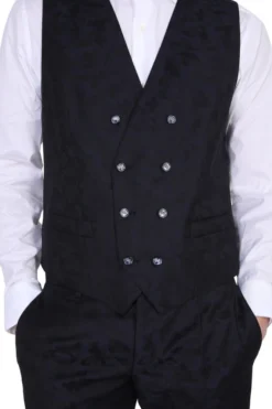 Dolce & Gabbana Single Breasted Three Piece Suit - Blue -Cheap Vestureo Store 9e7632b8fd6541434520f6ed74316865