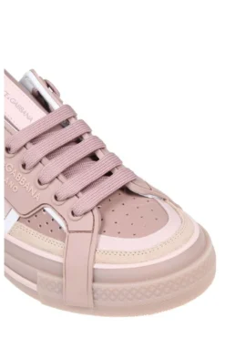 ( New Season ) Dolce & Gabbana Lace-Up Sneakers - Pink -Cheap Vestureo Store 9edf34b84948d35d7b8c5fb9bca5af02