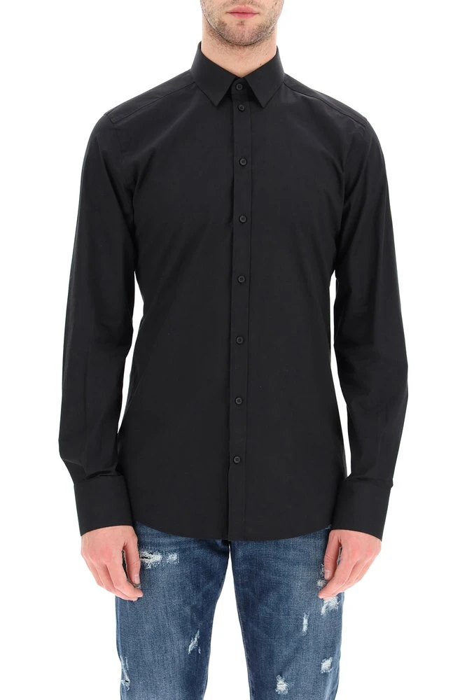Dolce & Gabbana Classic Tailored Shirt - Black 2 Dolce & Gabbana Classic Tailored Shirt - Black - Image 2