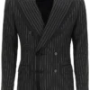 Dolce & Gabbana Pinstripe Double Breasted Jacket - Multi