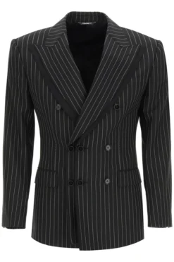 Dolce & Gabbana Pinstripe Double Breasted Jacket - Multi