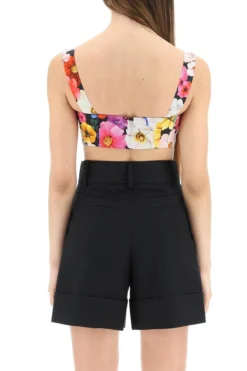 ( New Season ) Dolce & Gabbana Allover Floral Printed Cropped Vest - Multi -Cheap Vestureo Store a061d8283139ec4cd0c47f4f367aa288
