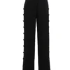 Dolce & Gabbana Piqué Palazzo Pants - Black