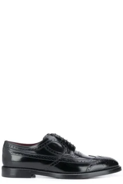 Dolce & Gabbana Lace-Up Brogues - Black