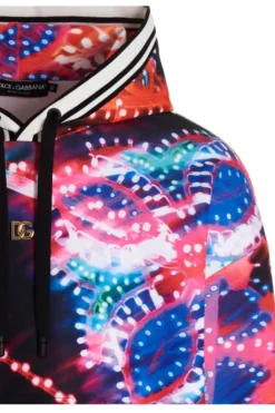 ( New Season ) Dolce & Gabbana Luminaire Printed Hoodie - Multi -Cheap Vestureo Store a13fb981ab4683b291ebd5acb97927fb