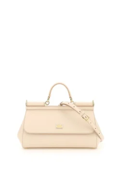 ( New Season ) Dolce & Gabbana Sicily Crossbody Bag - Pink