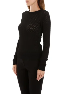 Dolce & Gabbana Crew-Neck Knitted Sweater - Black -Cheap Vestureo Store a18cef3d8536c99f6f9aa6b5128c3bfd