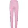 ( New Season ) Dolce & Gabbana Buttoned Straight Leg Trousers - Pink