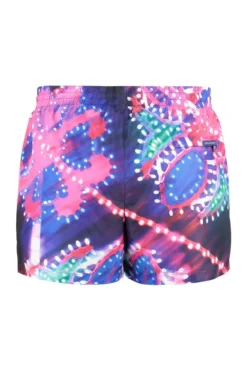 ( New Season ) Dolce & Gabbana Graphic Printed Drawstring Swimshorts - Multi -Cheap Vestureo Store a276b64def214ec597865206e551f123