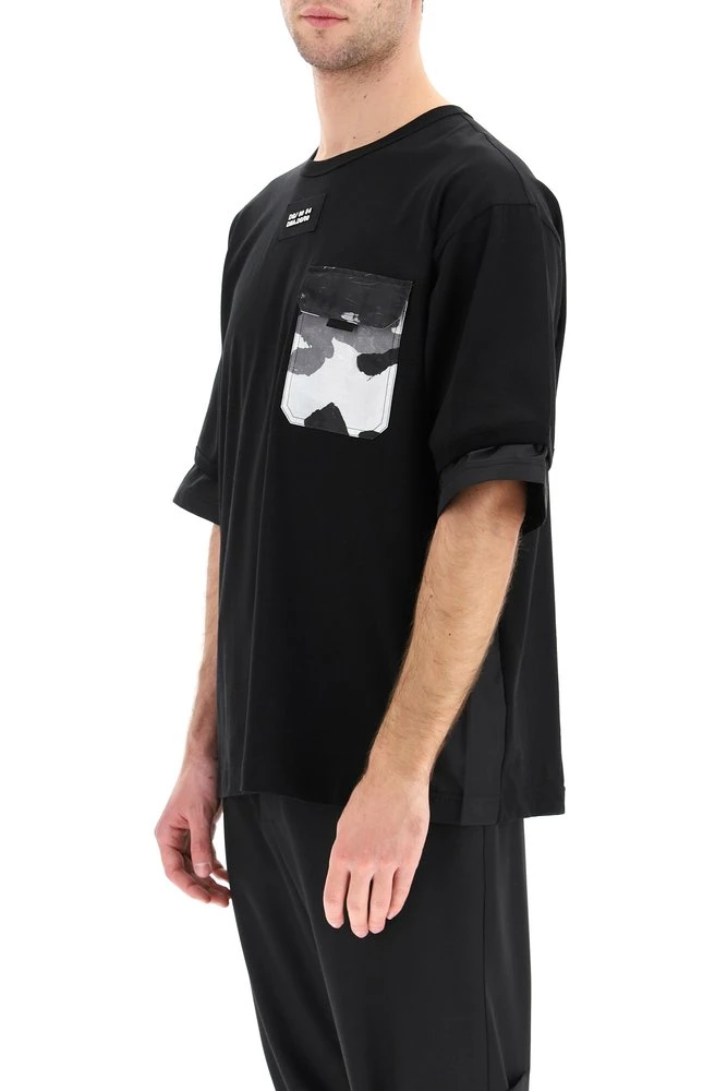 Dolce & Gabbana Camouflage Patch Pocket T-Shirt - Black 5 Dolce & Gabbana Camouflage Patch Pocket T-Shirt - Black - Image 5