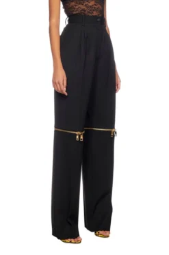 Dolce & Gabbana High-Waisted Convertible Pants - Black -Cheap Vestureo Store a3c18433578cd8997e31495b47af6083