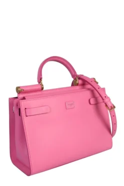 Dolce & Gabbana Small Sicily Top Handle Shoulder Bag - Pink -Cheap Vestureo Store a414ea93dd8a0c668a18bde608ea7ca0