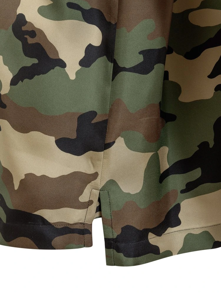 ( New Season ) Dolce & Gabbana Camouflage-Printed Hawaiian Shirt - Multi 4 ( New Season ) Dolce & Gabbana Camouflage-Printed Hawaiian Shirt - Multi - Image 4