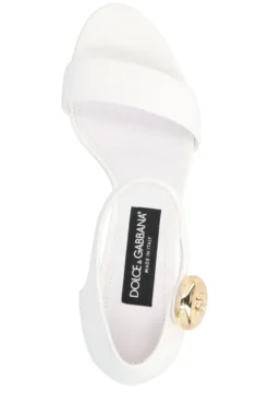 ( New Season ) Dolce & Gabbana Logo Plaque Heeled Sandals - White 5 ( New Season ) Dolce & Gabbana Logo Plaque Heeled Sandals - White -Cheap Vestureo Store a496017a8080d06d6c6a53924eeece3b