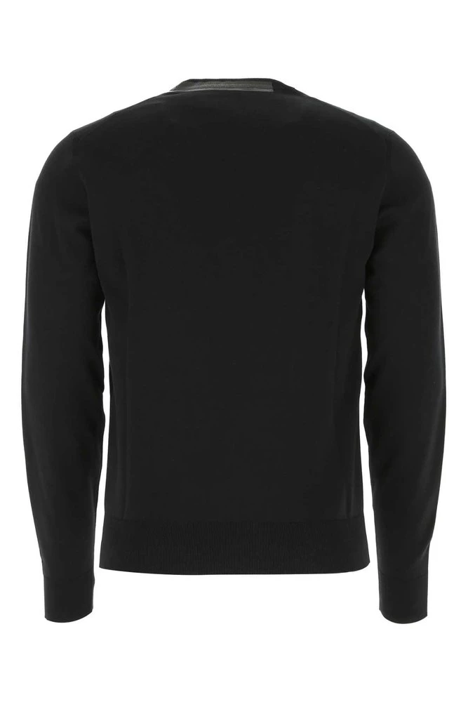 Dolce & Gabbana Crewneck Knit Jumper - Black 2 Dolce & Gabbana Crewneck Knit Jumper - Black - Image 2