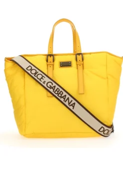 Dolce & Gabbana Padded Sicily Shopper Bag - Yellow