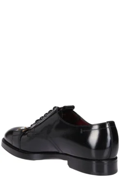 Dolce & Gabbana Brushed Derby Shoes - Black -Cheap Vestureo Store a56b007218ca266e6f52da825a2d8e26