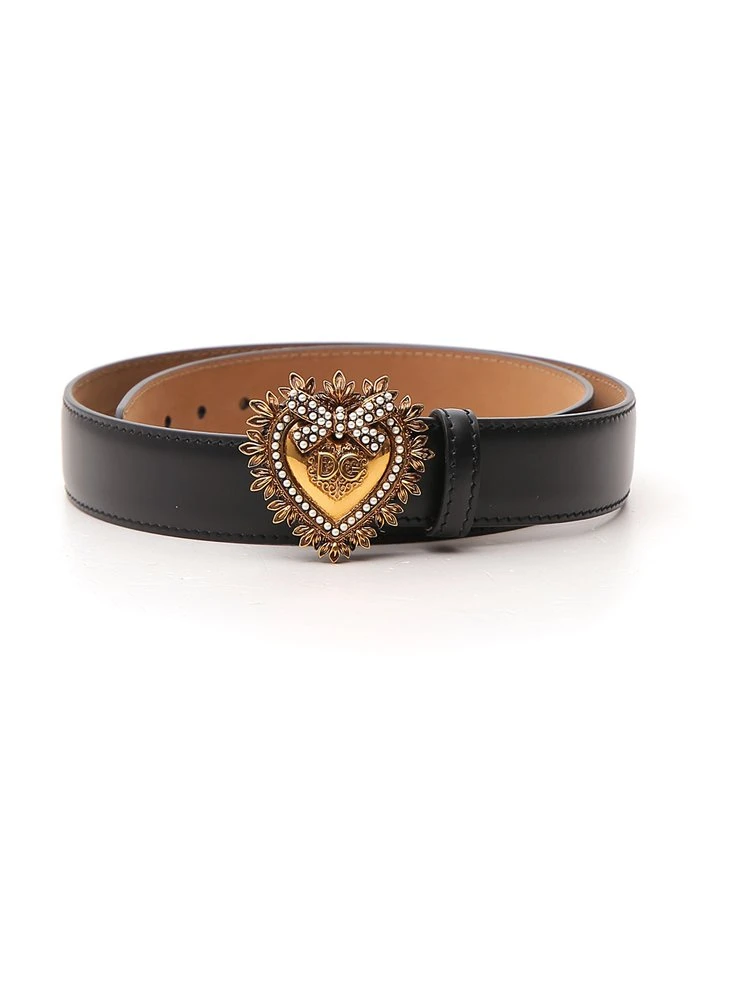 Dolce & Gabbana Devotion Belt - Black 1 Dolce & Gabbana Devotion Belt - Black