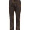 Dolce & Gabbana Acid Wash Straight-Leg Jeans - Multi