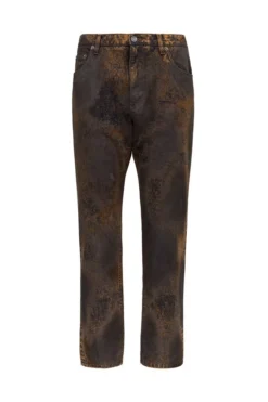 Dolce & Gabbana Acid Wash Straight-Leg Jeans - Multi