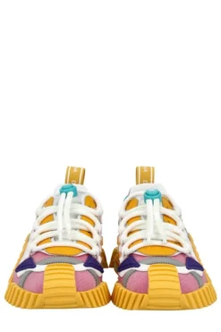 ( New Season ) Dolce & Gabbana Colour-Block Lace-Up Sneakers - Multi -Cheap Vestureo Store a6eae809c369c9943209b1d9a64ca990