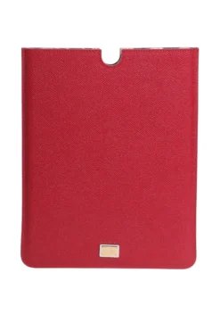 Dolce & Gabbana Logo Plaque IPad Case - Red