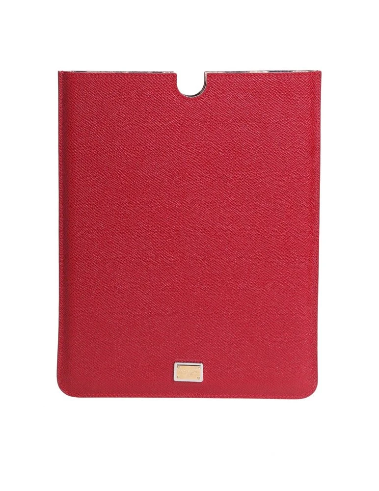 Dolce & Gabbana Logo Plaque IPad Case - Red 1 Dolce & Gabbana Logo Plaque IPad Case - Red
