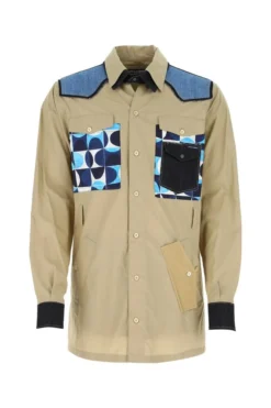Dolce & Gabbana Majolica Inserts Shirt - Beige