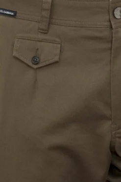 Dolce & Gabbana Pocket Detailed Straight Leg Trousers - Green 10 Dolce & Gabbana Pocket Detailed Straight Leg Trousers - Green -Cheap Vestureo Store a853e8795b98176781ea32496f754b1a