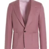 ( New Season ) Dolce & Gabbana Portofino-Fit Stretch Jacket - Pink