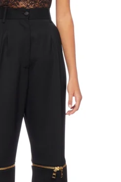 Dolce & Gabbana High-Waisted Convertible Pants - Black -Cheap Vestureo Store a88e5d6bf8458f6c783e092266dcbdad