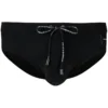 ( New Season ) Dolce & Gabbana Drawstring Swim Briefs - Black
