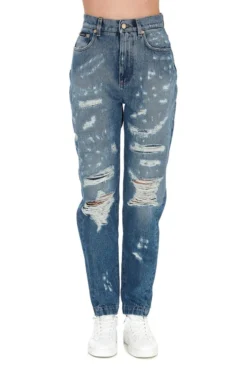 Dolce & Gabbana Distressed Straight-Leg Jeans - Blue 9 Dolce & Gabbana Distressed Straight-Leg Jeans - Blue -Cheap Vestureo Store a8e888667ce50598598c8f6d973621d3