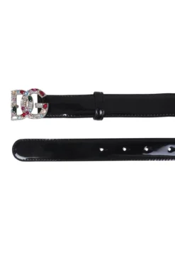 ( New Season ) Dolce & Gabbana Logo Buckled Belt - Black -Cheap Vestureo Store a8fec0a0f8fcd876d39276d3c237b214