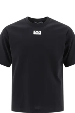 Dolce & Gabbana Logo Patch T-Shirt - Black