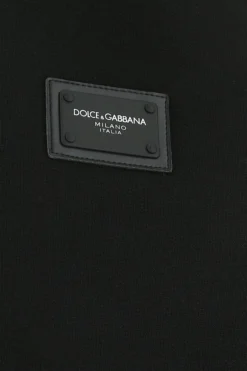 Dolce & Gabbana Logo Plaque Sweatshirt - Black -Cheap Vestureo Store aa272af8883b5d6ba925a591188654fb