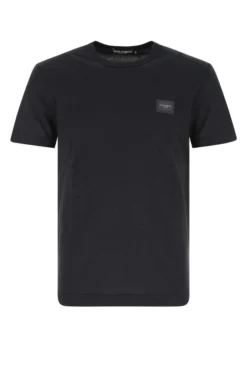 Dolce & Gabbana Logo Patch T-Shirt - Navy