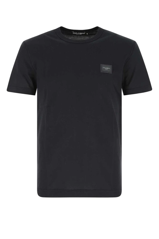 Dolce & Gabbana Logo Patch T-Shirt - Navy 1 Dolce & Gabbana Logo Patch T-Shirt - Navy