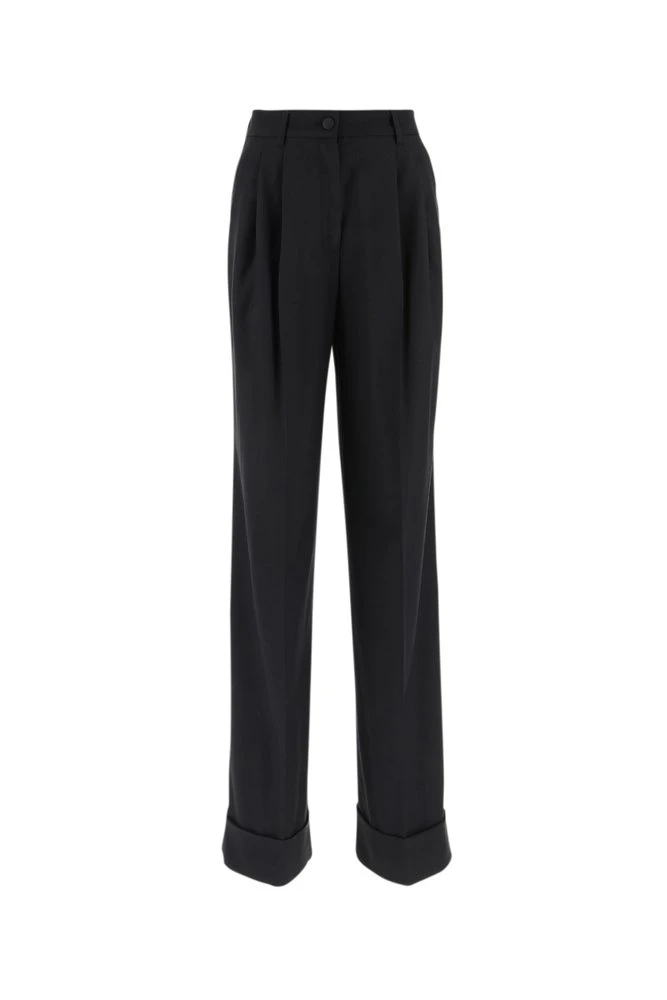 Dolce & Gabbana High-Waisted Wide Leg Pants - Black 1 Dolce & Gabbana High-Waisted Wide Leg Pants - Black